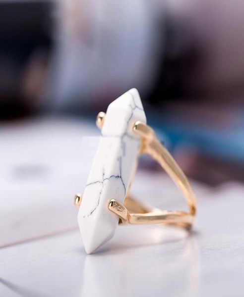 bullet shape hexagonal prism rings natural stone crystal quartz healing point chakra stone charm gold plated ring for women8697481, Golden;silver
bullet shape hexagonal prism rings natural stone crystal quartz healing point chakra stone charm gold plated ring for women8697481, Golden;silver