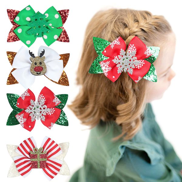 christmas hairpin cartoon bow hair clips girls' bb clip solid color fashion hair accessory gift, Golden;silver
christmas hairpin cartoon bow hair clips girls' bb clip solid color fashion hair accessory gift, Golden;silver