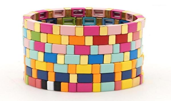charm bracelets shinus women fashion jewelry femmer 2021 bracelet enamel tile beads boho stretch pulseras gold color beaded13120214, Golden;silver
charm bracelets shinus women fashion jewelry femmer 2021 bracelet enamel tile beads boho stretch pulseras gold color beaded13120214, Golden;silver