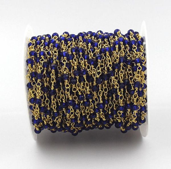 whole sapphire blue rosary style beaded chain4x3mm faceted rondelles sapphire blue beads wire wrapped gold chain beaded c46545169394, Silver
whole sapphire blue rosary style beaded chain4x3mm faceted rondelles sapphire blue beads wire wrapped gold chain beaded c46545169394, Silver
