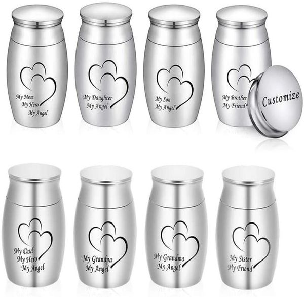 30x40mm mini keepsake pendant urns for human ashes small cremation urn stainless steel memorial funeral jar7307462, Silver
30x40mm mini keepsake pendant urns for human ashes small cremation urn stainless steel memorial funeral jar7307462, Silver