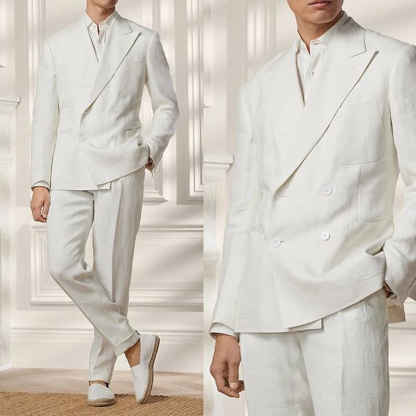 white linen men wedding tuxedo double breasted peaked lapel for business party form two pieces jacket and pants, Black;gray
white linen men wedding tuxedo double breasted peaked lapel for business party form two pieces jacket and pants, Black;gray