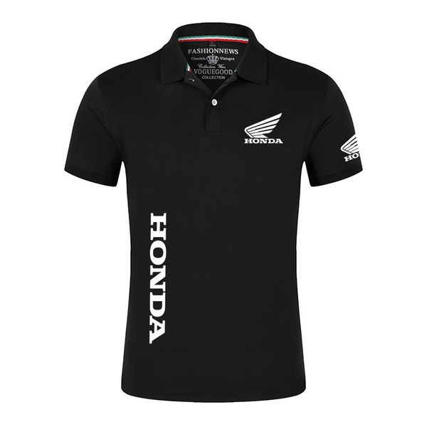 men's polos 2023 summer honda printed business casual sports solid color short sleeve lapel cotton quality polo shirt 230717, White;black
men's polos 2023 summer honda printed business casual sports solid color short sleeve lapel cotton quality polo shirt 230717, White;black