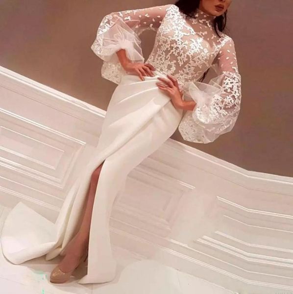 charming mermaid arabic prom dresses appliques high neck front side evening gowns with long sleeves sweep train formal dress4325383, Black
charming mermaid arabic prom dresses appliques high neck front side evening gowns with long sleeves sweep train formal dress4325383, Black