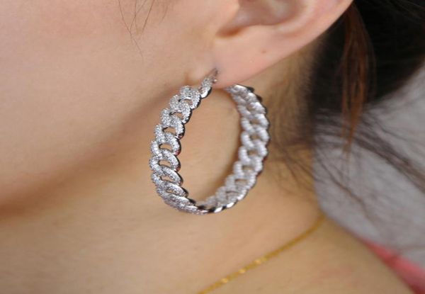 iced out 48mm big huggie hoop earring with clear cz paved cuban chain earring gorgeous bling cz 2020 summer women jewelry7537868, Golden;silver
iced out 48mm big huggie hoop earring with clear cz paved cuban chain earring gorgeous bling cz 2020 summer women jewelry7537868, Golden;silver