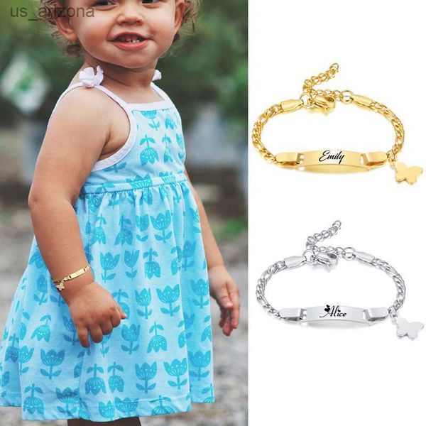 personalized baby bracelet engrave stainless steel chain bracelet for children newborn name customzied 12cm to15cm l230620, Golden;silver
personalized baby bracelet engrave stainless steel chain bracelet for children newborn name customzied 12cm to15cm l230620, Golden;silver