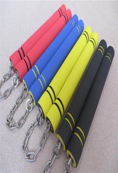 4 colors good quality children safety sponge double cut rod training novice beginner nunchakus strong nunchuks whole6812322
4 colors good quality children safety sponge double cut rod training novice beginner nunchakus strong nunchuks whole6812322