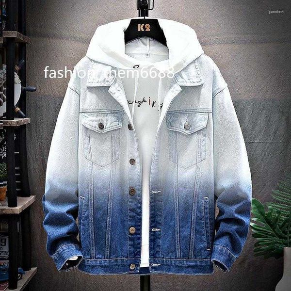 men's jackets men's jackets gradient denim jacket spring and autumn loose, Black;brown
men's jackets men's jackets gradient denim jacket spring and autumn loose, Black;brown