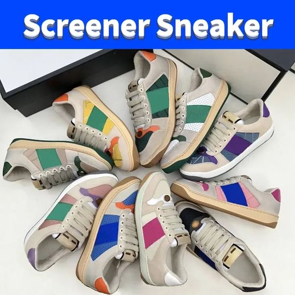 italy dirty leather shoe green red stripe luxurys designers canvas casual shoes classic butter distressed screener sneakers
italy dirty leather shoe green red stripe luxurys designers canvas casual shoes classic butter distressed screener sneakers