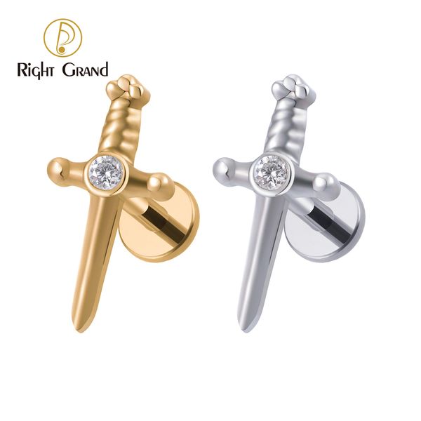 navel bell button rings right grand astm f136 16g internally threaded cute sword helix stud earring daith cartilage tragus lobe dagger pierc, Silver
navel bell button rings right grand astm f136 16g internally threaded cute sword helix stud earring daith cartilage tragus lobe dagger pierc, Silver