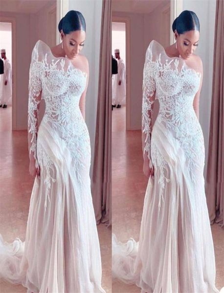 real image plus size mermaid wedding dress one shoulder ruffles appliqued lace bridal dresses custom made gorgeous sweeptrain robe2992774, White
real image plus size mermaid wedding dress one shoulder ruffles appliqued lace bridal dresses custom made gorgeous sweeptrain robe2992774, White
