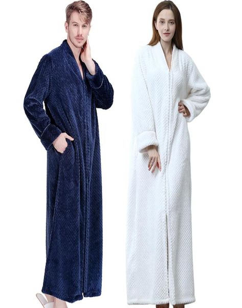 men winter thermal plus size extra long thick grid flannel bathrobe mens zipper warm bath robe dressing gown male luxury robes4849372, Black;brown
men winter thermal plus size extra long thick grid flannel bathrobe mens zipper warm bath robe dressing gown male luxury robes4849372, Black;brown