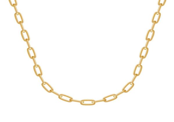 14k gold plated flat chain necklace choker necklaces 5mm thick paperclip links jewelry for women girls 16'6339204, Silver
14k gold plated flat chain necklace choker necklaces 5mm thick paperclip links jewelry for women girls 16'6339204, Silver