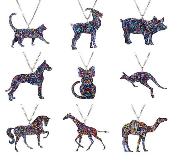 acrylic animal necklace pet cat dragon pig bird wolf horse fish dog pendant women bohemia jewelry ethnic long chain2786919, Silver
acrylic animal necklace pet cat dragon pig bird wolf horse fish dog pendant women bohemia jewelry ethnic long chain2786919, Silver