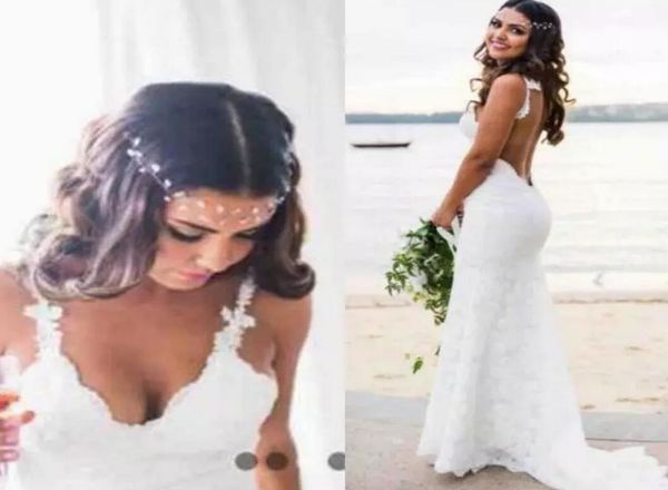 lace wedding dresses country style count train deep v neck backless sheath wedding dress hoho mermaid bridal gowns simp4040583, White
lace wedding dresses country style count train deep v neck backless sheath wedding dress hoho mermaid bridal gowns simp4040583, White