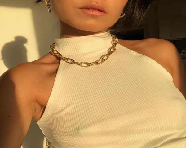 chokers 2021 fashion paperclip chain necklace women retro gold color thick lock choker necklaces for jewelry gift1830957, Golden;silver
chokers 2021 fashion paperclip chain necklace women retro gold color thick lock choker necklaces for jewelry gift1830957, Golden;silver