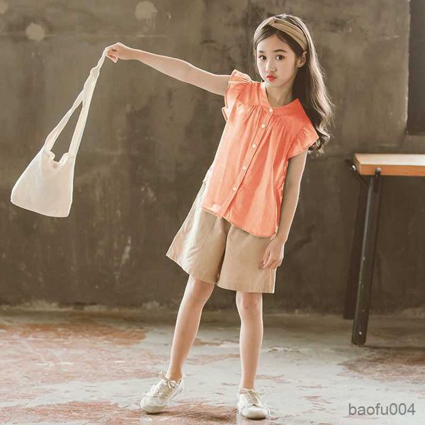 clothing sets 2023 teenage kids girls clothing sets summer casual short sleeve t-shirts pants 2pcs fashion children clothes suits 4-12 year, White
clothing sets 2023 teenage kids girls clothing sets summer casual short sleeve t-shirts pants 2pcs fashion children clothes suits 4-12 year, White