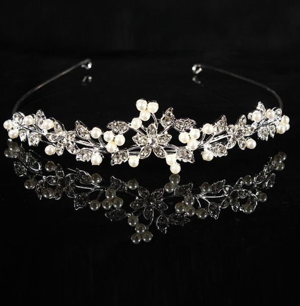 2020 new trendy wedding bridal prom party princess pearl crystal flower hair band tiara headband jewelry accessories2406791, Silver
2020 new trendy wedding bridal prom party princess pearl crystal flower hair band tiara headband jewelry accessories2406791, Silver