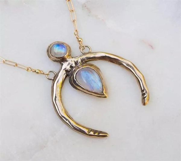 pendant necklaces creative vintage moonstone chain nacklaces for women charm gold color crescent pendent necklace female jewelry g2436246, Silver
pendant necklaces creative vintage moonstone chain nacklaces for women charm gold color crescent pendent necklace female jewelry g2436246, Silver
