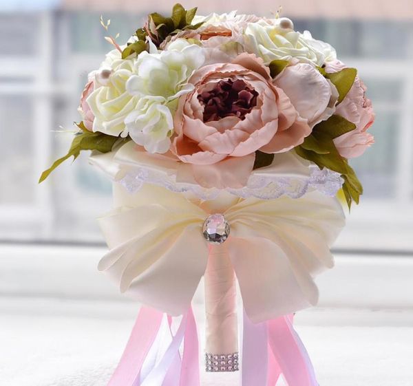 bridal bouquets for wedding with white rose pearl pink peony artificial pearls handmade artificial wedding bouquets bwb0145601635
bridal bouquets for wedding with white rose pearl pink peony artificial pearls handmade artificial wedding bouquets bwb0145601635