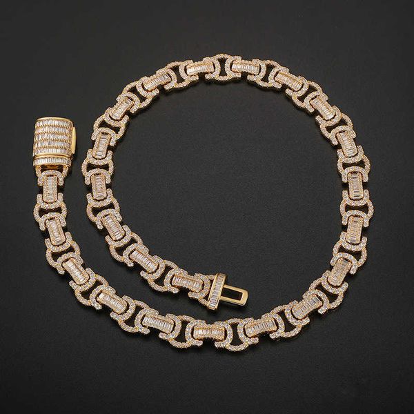 hip hop byzantine handmade imperial chain copper set zircon domineering personality men's necklace accessories, Silver
hip hop byzantine handmade imperial chain copper set zircon domineering personality men's necklace accessories, Silver