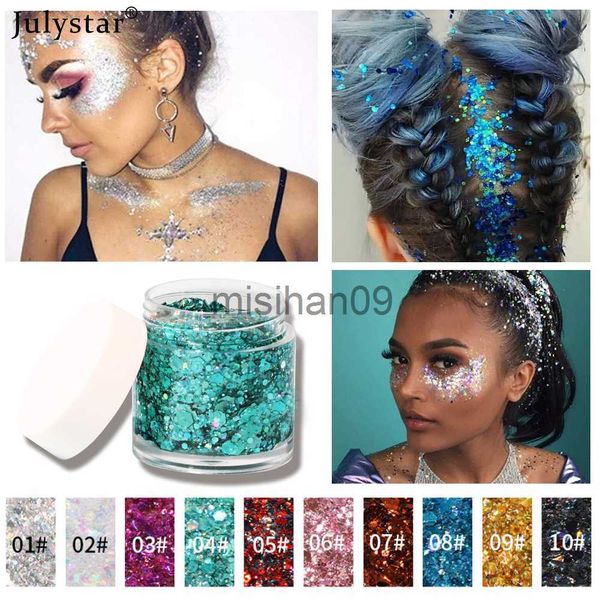 other makeup 10ml large glitter eye shadow professional makeup monochrome shining eyeshadow sequins universal party cosmetic palete j230718
other makeup 10ml large glitter eye shadow professional makeup monochrome shining eyeshadow sequins universal party cosmetic palete j230718