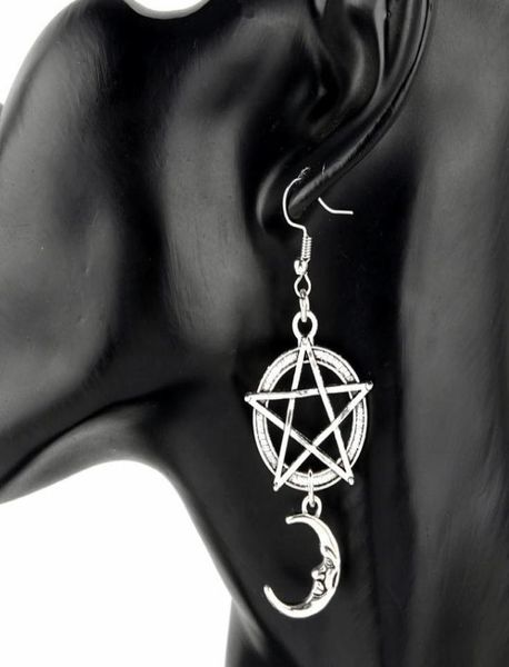2020 new fashion vintage pentagram moon dangle earrings handmade statement earrings women earrings3906101, Golden
2020 new fashion vintage pentagram moon dangle earrings handmade statement earrings women earrings3906101, Golden