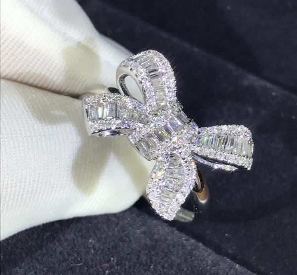 fashion lovely bow designer band rings for wedding shining crystal luxury ring with cz diamond stone for women6902720, Silver
fashion lovely bow designer band rings for wedding shining crystal luxury ring with cz diamond stone for women6902720, Silver