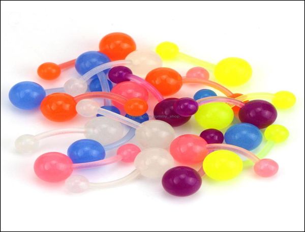 navel bell button jewelrycolorf body piercing jewelry buttonringluminous soft belly nave bar rings glow in dark drop delivery 201786203, Silver
navel bell button jewelrycolorf body piercing jewelry buttonringluminous soft belly nave bar rings glow in dark drop delivery 201786203, Silver