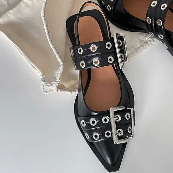 sandals dark flat toe box women spring and summer new punk all-match willow pointed muller pumps women 230417, Black
sandals dark flat toe box women spring and summer new punk all-match willow pointed muller pumps women 230417, Black