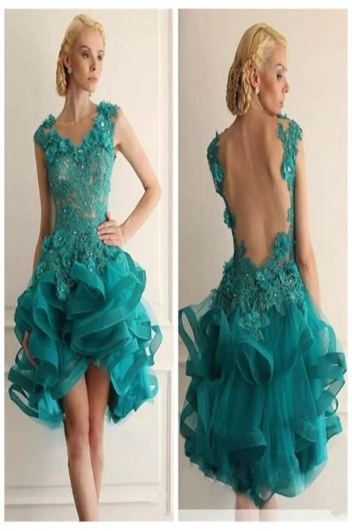 2019 off shoulder short cocktail dresses lace appliques handmade flower tulle backless prom party dress formal vestidos de so8206021, Black
2019 off shoulder short cocktail dresses lace appliques handmade flower tulle backless prom party dress formal vestidos de so8206021, Black
