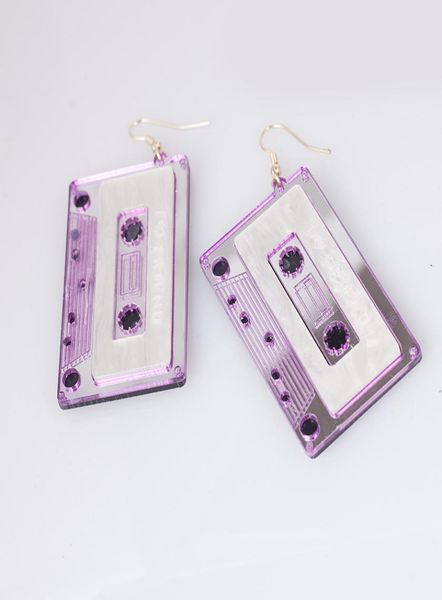 creative fashion night club cassette drop earrings personality acrylic tape earrings for women party exaggerated ear jewelry1389310, Silver
creative fashion night club cassette drop earrings personality acrylic tape earrings for women party exaggerated ear jewelry1389310, Silver