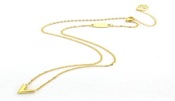 stainless steel necklace rose gold silver vshaped pendant necklace 18k gold ladies necklace6660553
stainless steel necklace rose gold silver vshaped pendant necklace 18k gold ladies necklace6660553