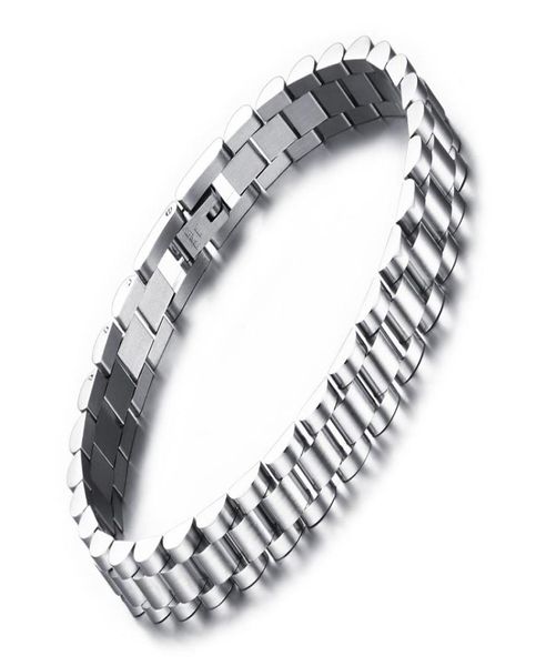 87quot men039s stainless steel 10mm silver watch band link chain bracelet classic8197882, Black
87quot men039s stainless steel 10mm silver watch band link chain bracelet classic8197882, Black