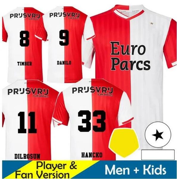 23/24 feyenoords soccer jerseys voetbal kids kit 2023 2024 football shirt training home away fan player version goalkeeper maillot timber da, Black;yellow
23/24 feyenoords soccer jerseys voetbal kids kit 2023 2024 football shirt training home away fan player version goalkeeper maillot timber da, Black;yellow
