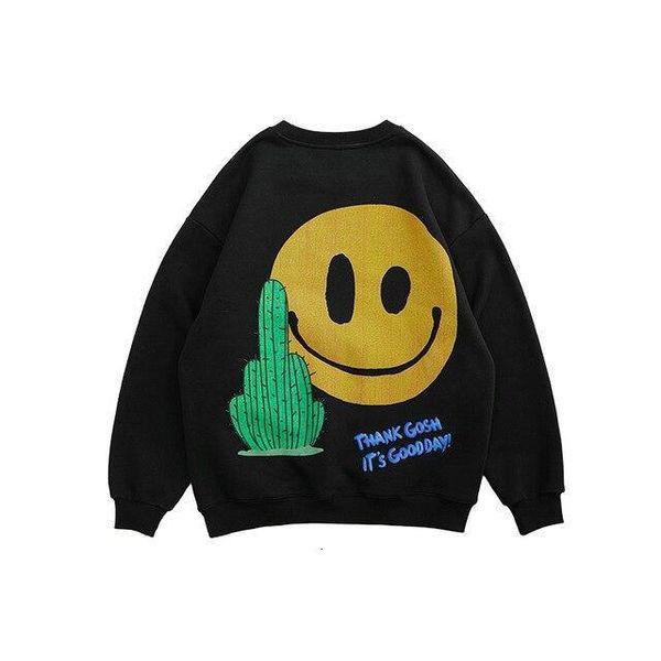 men's hoodies sweatshirts white crewneck sweatshirt men streetwear high street cute funny smile oversized woman comfy kawaii pullover 2, Black
men's hoodies sweatshirts white crewneck sweatshirt men streetwear high street cute funny smile oversized woman comfy kawaii pullover 2, Black