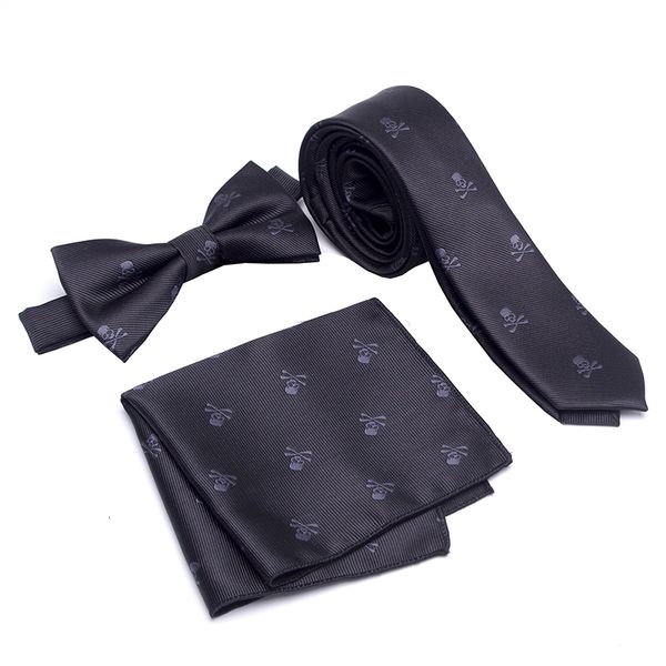 bow ties 3 pcs neck tie set men bow tie and cravat bowtie slim necktie skeleton man ties for men 1200 needle fashion gravata dress 230717, Black;gray
bow ties 3 pcs neck tie set men bow tie and cravat bowtie slim necktie skeleton man ties for men 1200 needle fashion gravata dress 230717, Black;gray