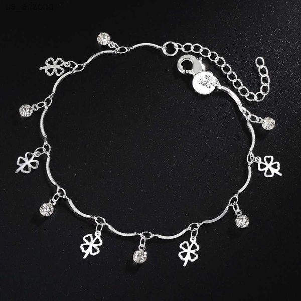 street trend 925 sterling silver lucky clover leaf zircon chain bracelet for women fashion wedding party gifts fine jewelry l230620, Golden;silver
street trend 925 sterling silver lucky clover leaf zircon chain bracelet for women fashion wedding party gifts fine jewelry l230620, Golden;silver