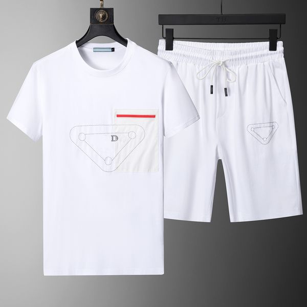 tracksuit t-shirt men's designer pr embroidery letter luxury black white grey rainbow color summer black white fashion cotton cord shor, White;black
tracksuit t-shirt men's designer pr embroidery letter luxury black white grey rainbow color summer black white fashion cotton cord shor, White;black