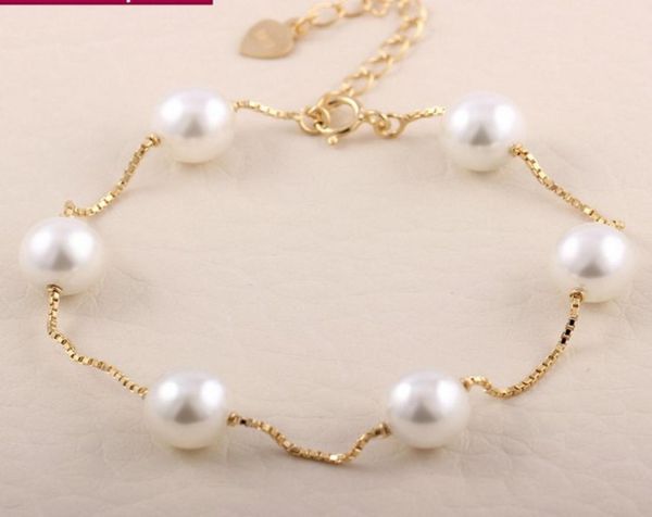 charm bracelets bangles 18k platinum gold plated fashion pearl beads wedding jewelry for women gift yw5798410, Golden;silver
charm bracelets bangles 18k platinum gold plated fashion pearl beads wedding jewelry for women gift yw5798410, Golden;silver