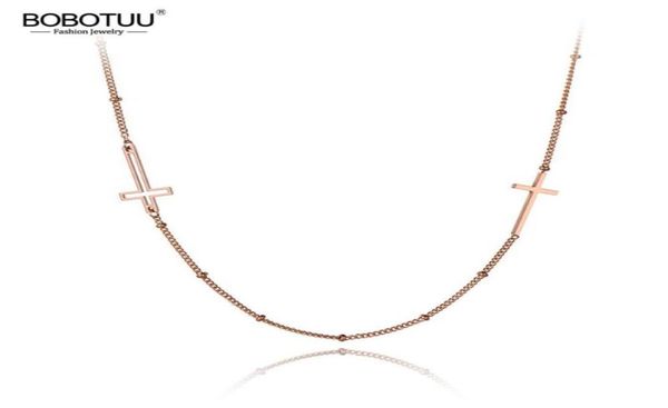 religious titanium stainless steel double cross choker necklaces for women rose gold chain link pendant necklace bn19173 chokers5181726, Golden;silver
religious titanium stainless steel double cross choker necklaces for women rose gold chain link pendant necklace bn19173 chokers5181726, Golden;silver