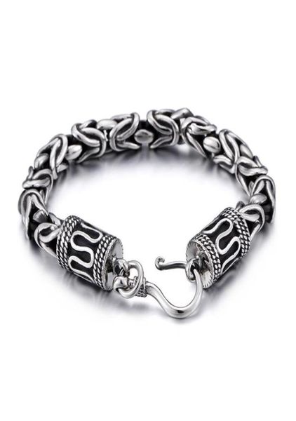 63g vintage 316l stainless steel solid heavy knot chain bracelet 8mm 9 inch fahsion gifts for mens9607282, Black
63g vintage 316l stainless steel solid heavy knot chain bracelet 8mm 9 inch fahsion gifts for mens9607282, Black