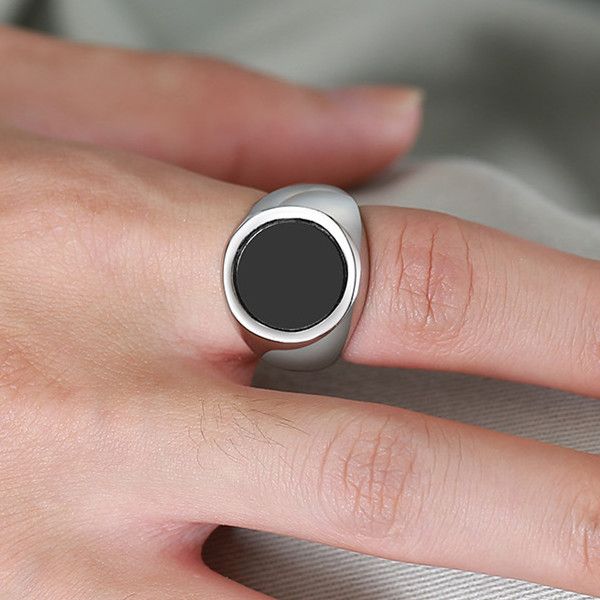 vintage rings for men women stainless steel ring black circle enamle ring jewelry gift for boys boyfriend ladies dad yw356rc-485, Golden;silver
vintage rings for men women stainless steel ring black circle enamle ring jewelry gift for boys boyfriend ladies dad yw356rc-485, Golden;silver