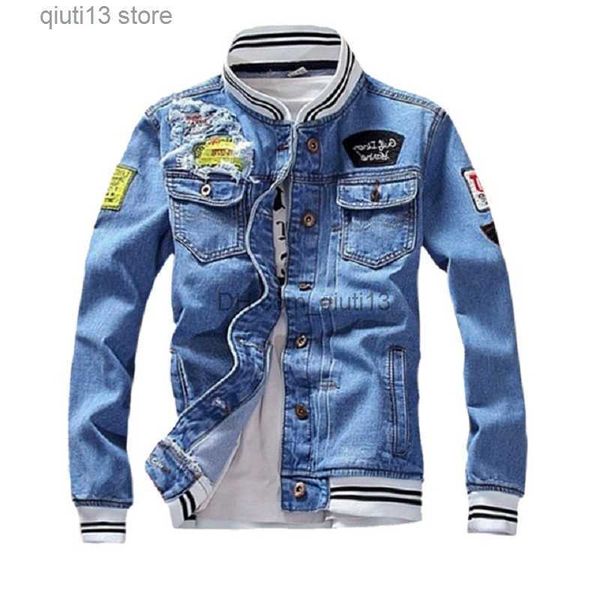men's jackets mens denim jacket 2022 new spring casual slim fit stand collar pilot zipper jackets male streetwear men loose jean fashio, Black;brown
men's jackets mens denim jacket 2022 new spring casual slim fit stand collar pilot zipper jackets male streetwear men loose jean fashio, Black;brown