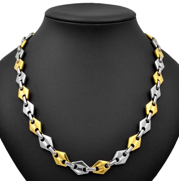 sunnerlees fashion jewelry stainless steel necklace 11mm geometric link chain silver gold color men women gift sc135 n6666170
sunnerlees fashion jewelry stainless steel necklace 11mm geometric link chain silver gold color men women gift sc135 n6666170