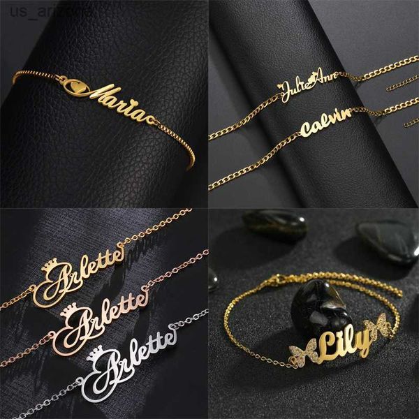 custom name bracelets trendy wrist chains stainless steel for baby birthday gift women jewelry box chain unique anti allergy l230620, Golden;silver
custom name bracelets trendy wrist chains stainless steel for baby birthday gift women jewelry box chain unique anti allergy l230620, Golden;silver