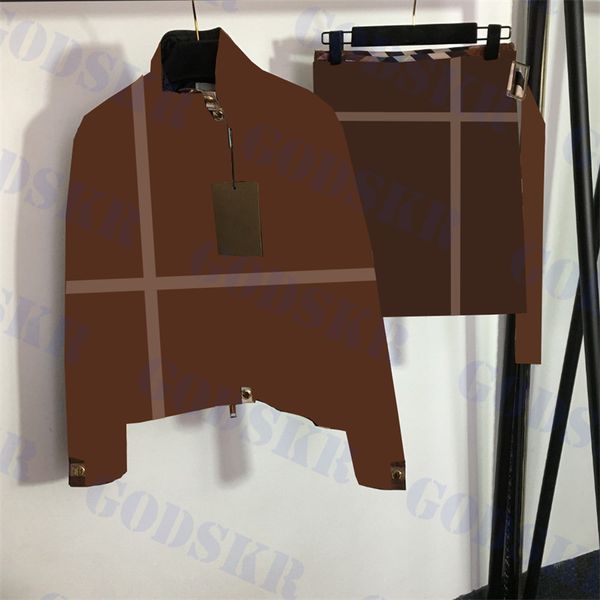 womens jacket two piece dress brown plaid coat high waist pleated skirt long sleeved zippered jackets ladies short skirts clothing, White
womens jacket two piece dress brown plaid coat high waist pleated skirt long sleeved zippered jackets ladies short skirts clothing, White