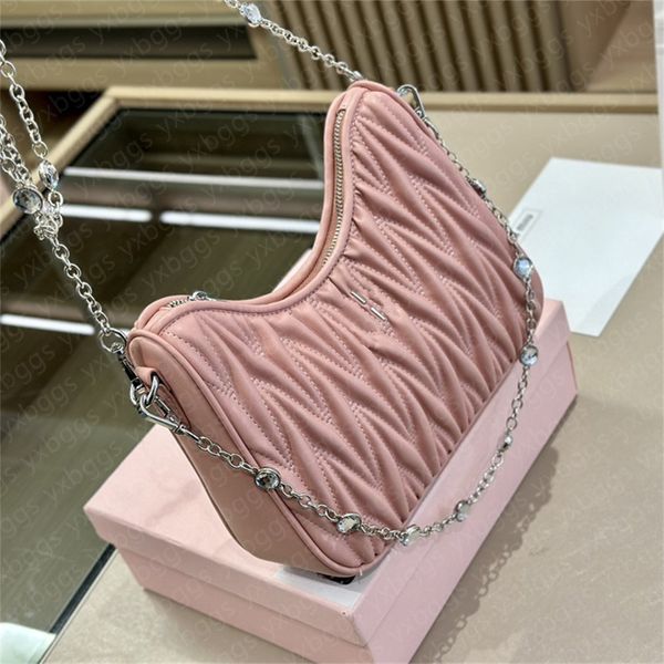 ladies chain crossbody bag shoulder bags pleated flap clutch women genuine leather handbag hobo pouch pink black cream female half moon lett
ladies chain crossbody bag shoulder bags pleated flap clutch women genuine leather handbag hobo pouch pink black cream female half moon lett