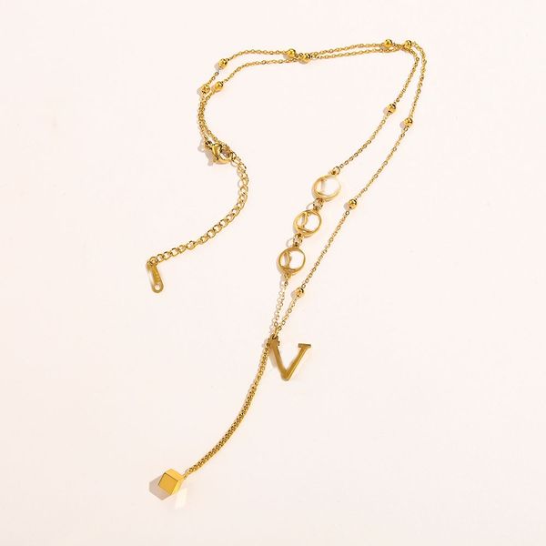 necklace designer jewelry necklaces chains link luxury jewellery letter pendant flowers choker womens stainless steel valentine's day a, Silver
necklace designer jewelry necklaces chains link luxury jewellery letter pendant flowers choker womens stainless steel valentine's day a, Silver