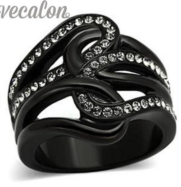 vecalon brand fashion wedding band ring for women z simulated diamond cz 10kt black gold filled female party finger ring7477083940212, Slivery;golden
vecalon brand fashion wedding band ring for women z simulated diamond cz 10kt black gold filled female party finger ring7477083940212, Slivery;golden
